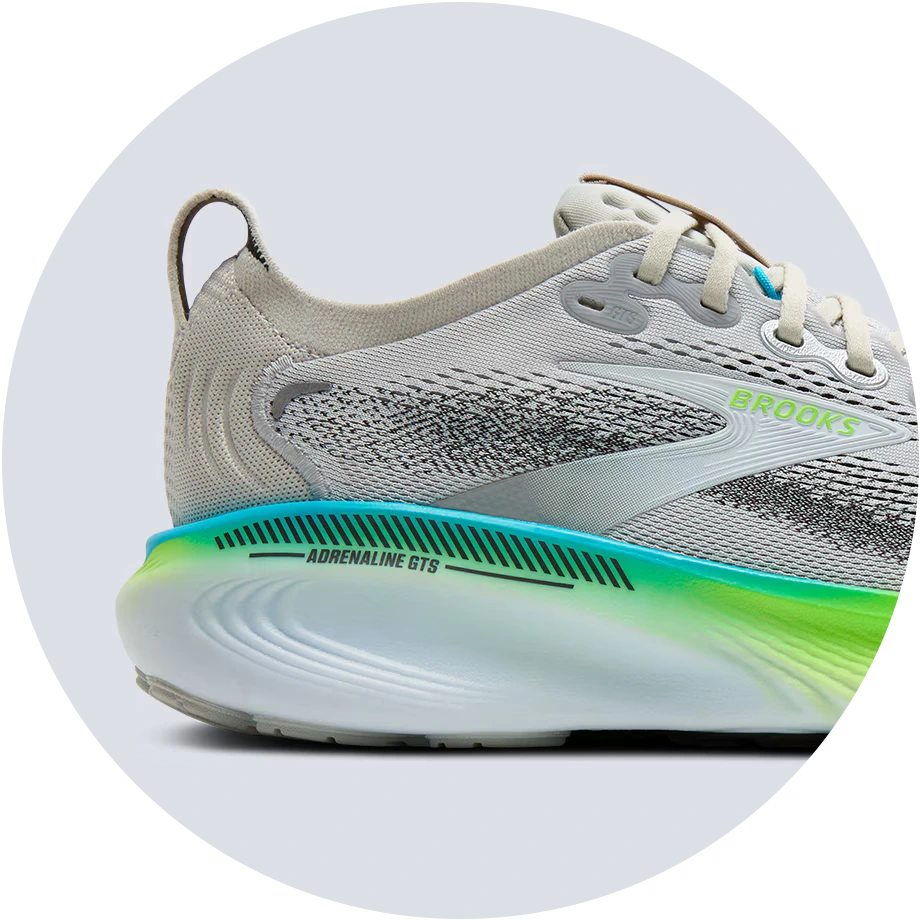 Buty do biegania Brooks Adrenaline GTS 25 Wide Black/Black/Ebony adrenaline-gts-25-m-trait-1