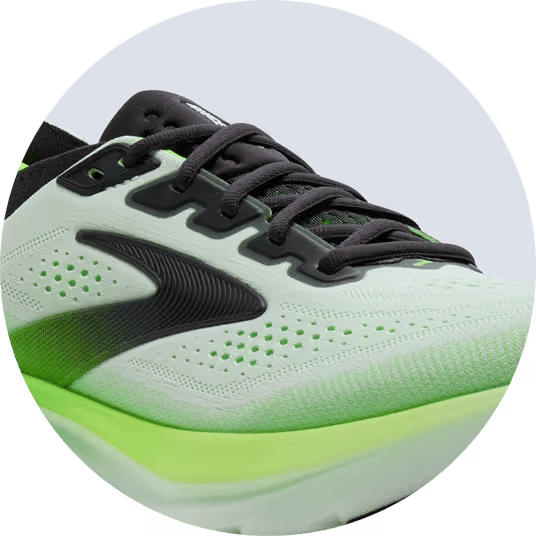 Buty do biegania damskie Brooks GLYCERIN GTS 23 White/Phantom/ Cyber Pink glycerin-gts-23-f-trait-2