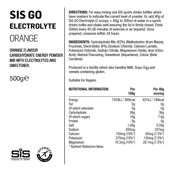 Napój Izotoniczny SIS - smak Pomarańcza , 500g Go_Electrolyte_500g_Orange_02.jpg.thumb.572.572