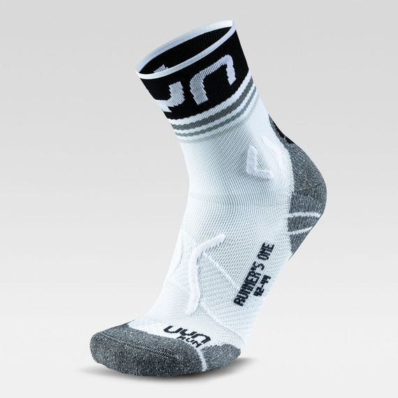 Skarpety UYN MAN RUNNER'S ONE SHORT SOCKS White/Black