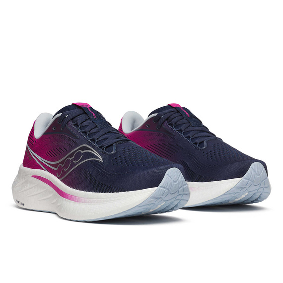 Buty do biegania damskie Saucony RIDE 18 Navy/Fuchsia