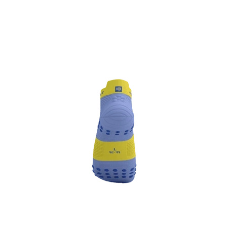Skarpety COMPRESSPORT ProRacing Socks V4 RUN LOW Jacaranda/Maize