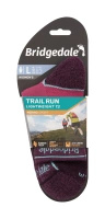 Skarpety damskie Bridgedale Trail Run Lightweight T2 Merino Sport 3/4 Crew Damson