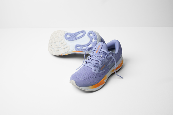 Buty do biegania damskie Brooks ADRENALINE GTS 24 Blue Heron/White/Orange