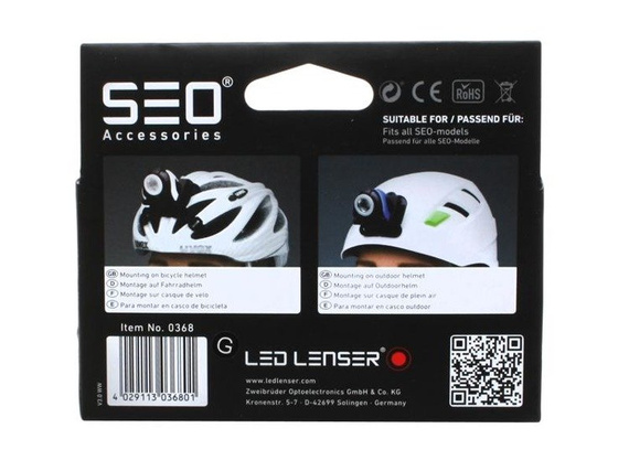 Uchwyt do kasków do latarek LED LENSER SEO