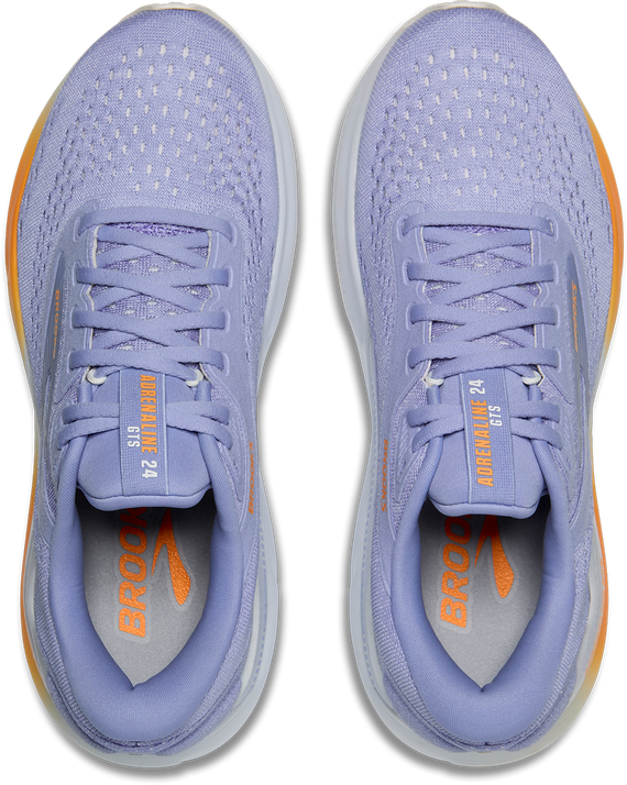 Buty do biegania damskie Brooks ADRENALINE GTS 24 Blue Heron/White/Orange