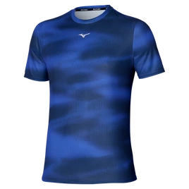 Koszulka do biegania MIZUNO CORE Graphic  T-Shirt Reflexblue 