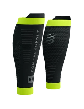 Opaski kompresyjne Compressport R2 3.0 FLASH Black/Fluo Yellow
