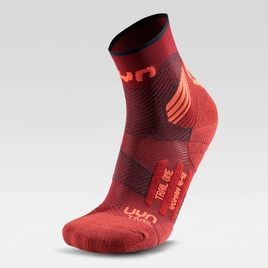 Skarpety UYN WOMAN RUN TRAIL ONE SOCKS Bordeaux