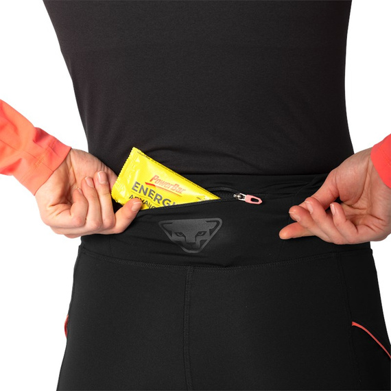 Spodnie damskie DYNAFIT Trail Reflective Tights W Black Out