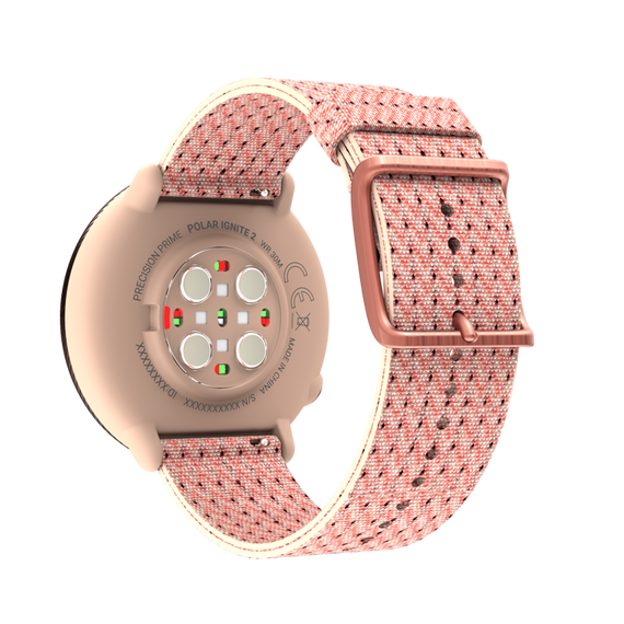 Zegarek treningowy z GPS POLAR IGNITE 2 różowo-złoty S