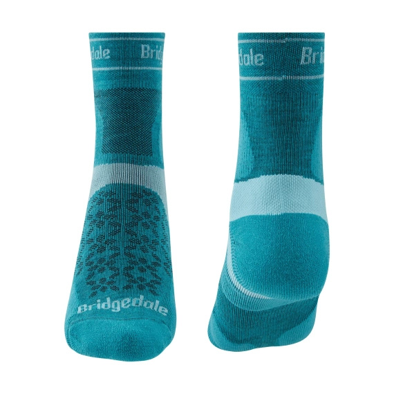 Skarpety damskie Bridgedale Trail Run Ultra Light T2 Merino Sport 3/4 Crew Teal