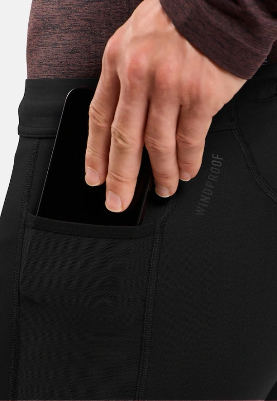 Legginsy ocieplane do biegania męskie Odlo The Zeroweight Warm Running Tights 2.0