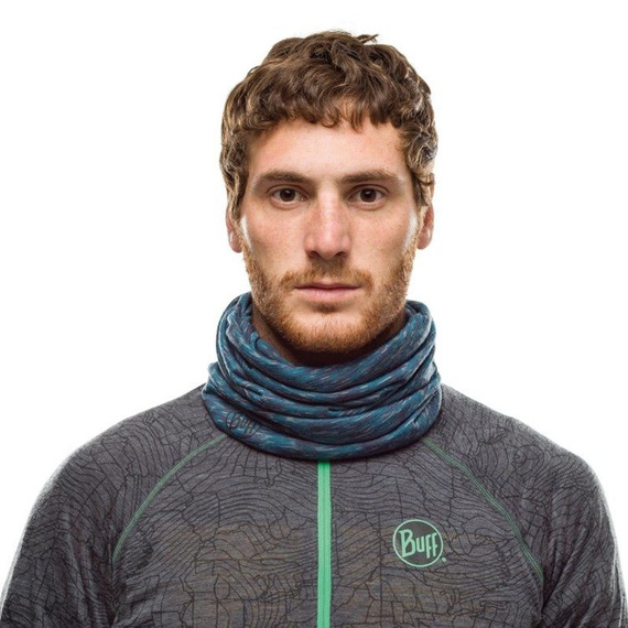 Chusta Lightweight Wool Buff® LAKE BLUE MULTI STRIPES