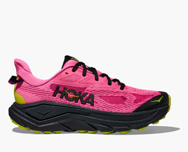 Buty do biegania damskie HOKA Challenger 8 Neon Rose/Black