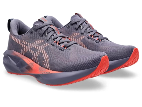 Buty do biegania damskie Asics NOVABLAST 5 Greyish Purple/Coral Reef