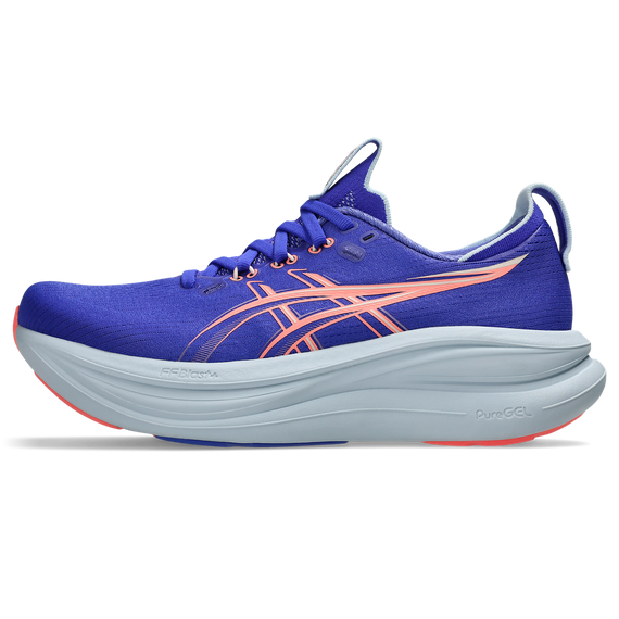 Buty do biegania damskie Asics Gel-NIMBUS 28 Cobalt Burst/Sun Coral