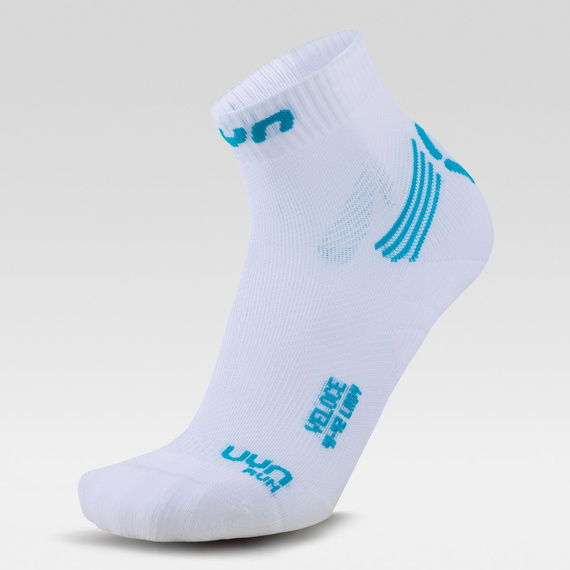 Skarpety UYN WOMAN RUN VELOCE SOCKS White/Turquoise
