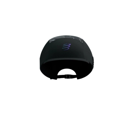 Czapka do biegania COMPRESSPORT 5 PANEL LIGHT CAP AURORA Black/Aurora