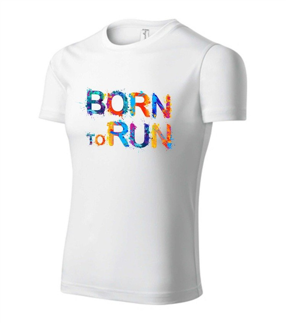 Koszulka Picollio PIXEL - BORN TO RUN COLOR