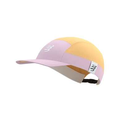 Czapka do biegania COMPRESSPORT 5 PANEL LIGHT CAP Buff Orange/Roseate