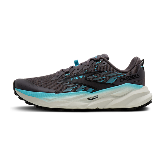 Buty do biegania trailowe damskie Brooks CASCADIA 19 Rabbit/Black/Bluefish