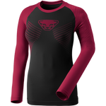 Koszulka termoaktywna damska DYNAFIT Speed Dryarn LS Tee Beet Red