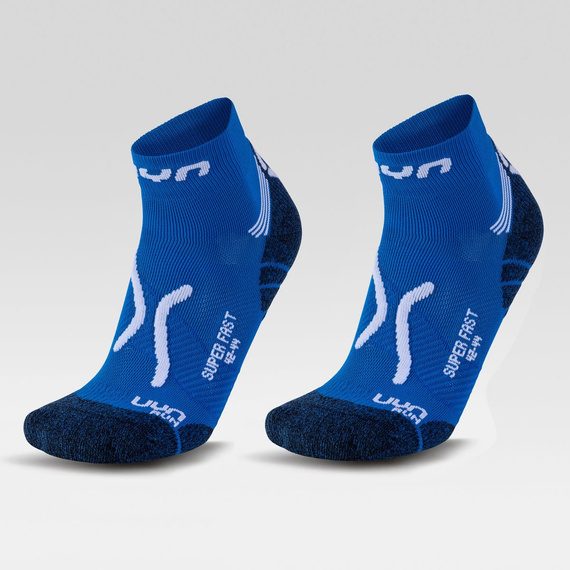 Skarpety 2-Pack UYN MAN RUN SUPER FAST 2PRS PACK French Blue/White