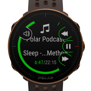 Zegarek treningowy z GPS POLAR VANTAGE M2 czarno-szary