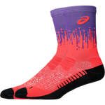 Skarpety do biegania Asics PERFORMANCE RUN SOCK CREW TOKYO Flash Red/Edo Purple