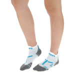 Skarpety do biegania damskie UYN WOMAN RUN 2IN SOCKS WHITE/TURQUOISE