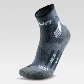 Skarpety UYN MAN RUN TRAIL ONE SOCKS Grey/White