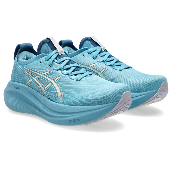 Buty do biegania damskie Asics Gel-NIMBUS 27 Stillwater/Cream