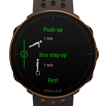 Zegarek treningowy z GPS POLAR VANTAGE M2 czarno-szary