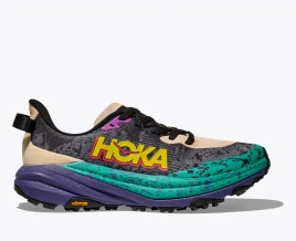 Buty do biegania damskie HOKA Speedgoat 6W Oatmeal/Mountain Iris