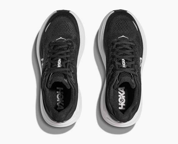 Buty do biegania HOKA BONDI 9 WIDE Black/White