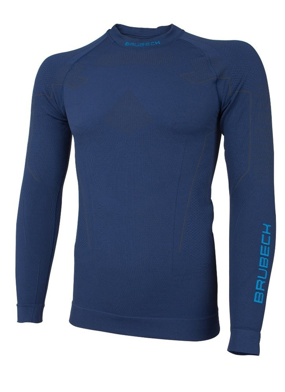 Koszulka termoaktywna Brubeck THERMO LS13040 Granatowa