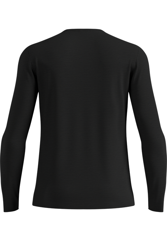 Koszulka termoaktywna z długim rękawem męska ODLO Merino 160 BL Top Crew Neck l/s czarna