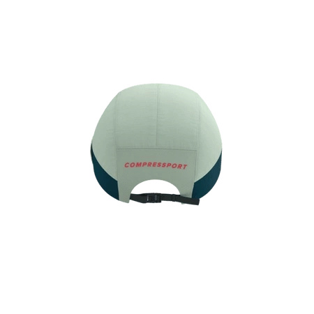Czapka do biegania COMPRESSPORT 5 PANEL LIGHT CAP Stargazer/Aqua