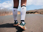Opaski kompresyjne COMPRESSPORT R2 3.0 WHITE/BLACK