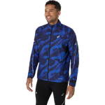 Kurtka do biegania Asics ROAD LITE-SHOW PACKABLE JACKET Performance Black/Dark Cobalt