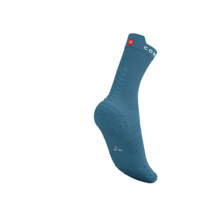 Skarpety COMPRESSPORT ProRacing Socks V4 Run High Niagara Blue/White