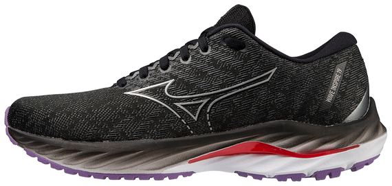 Buty do biegania damskie Mizuno WAVE INSPIRE 19 Black/Silver/Bittersweet