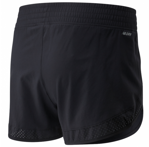 Spodenki damskie New Balance CORE 3IN SHORT WS01208BK