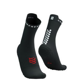 Skarpety COMPRESSPORT ProRacing Socks V4 Run High Black/White