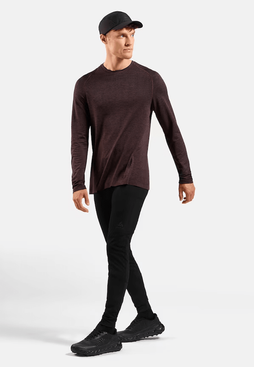Legginsy ocieplane do biegania męskie Odlo The Zeroweight Warm Running Tights 2.0