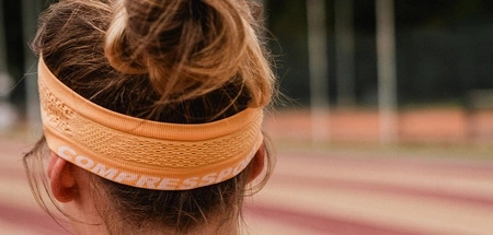 Opaska na głowę Compressport Thin HeadBand On/Off Buff Orange