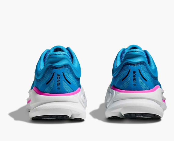 Buty do biegania damskie HOKA BONDI 9 Skyward Blue/Neon Fuchsia
