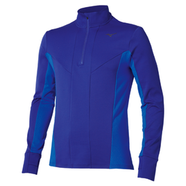 Ocieplana bluza do biegania MIZUNO Active Warmalite Half Zip Long Sleeve Top Sodalite Blue