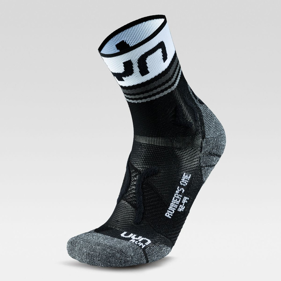 Skarpety UYN MAN RUNNER'S ONE SHORT SOCKS Black/White